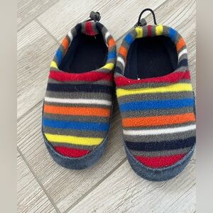 L.L. Bean little kids Cozy Suede Fleece Slippers size 12-13